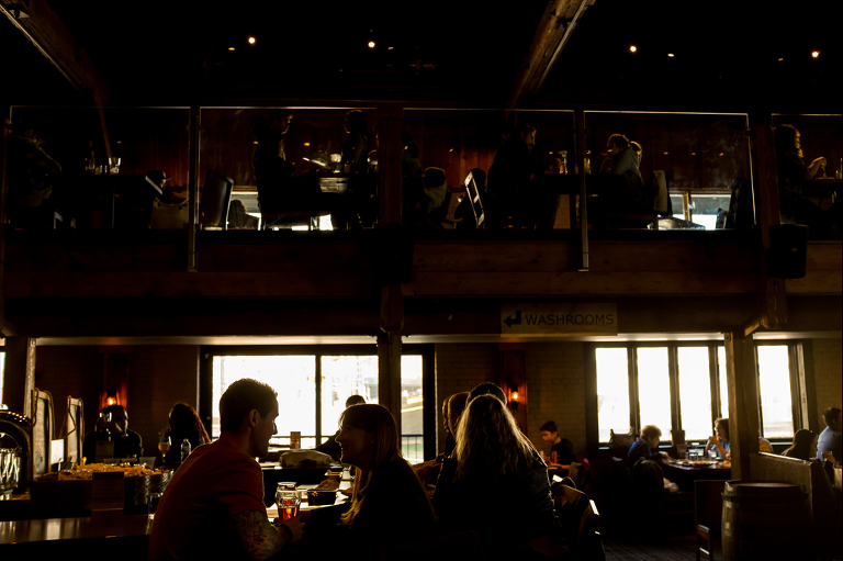 kingston photographer engagement photos amsterdam brewery toronto make portraits connection bar