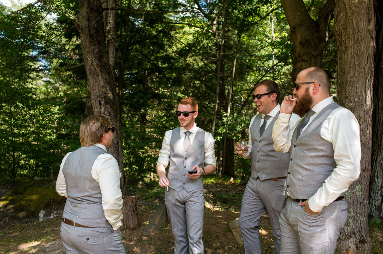 Black River Retreat Wedding Rustic Outdoor Chic Woodland Theme Tweed YGK Kingston Photographer Rob Whelan-1