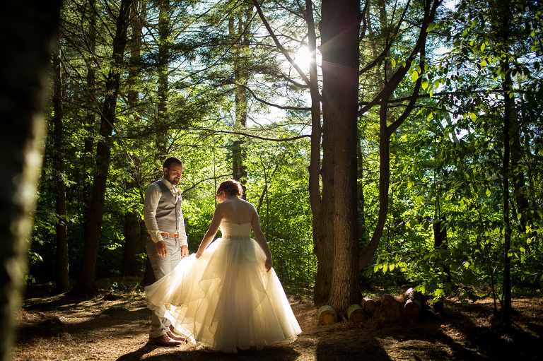Black River Retreat Wedding Rustic Outdoor Chic Woodland Theme Tweed YGK Kingston Photographer Rob Whelan-1